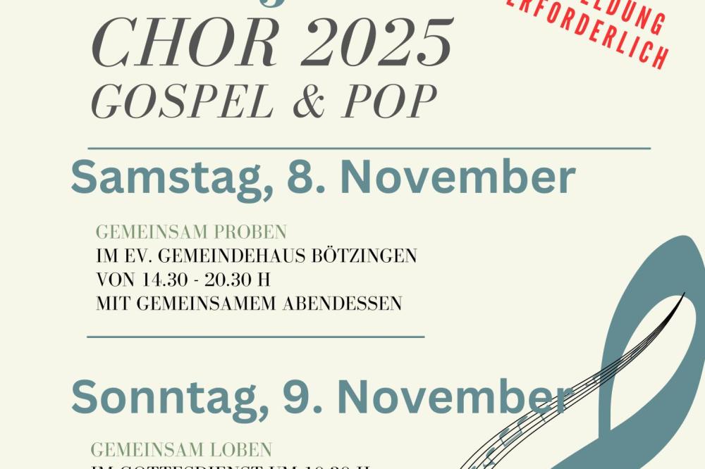 Projektchor in Bötzingen