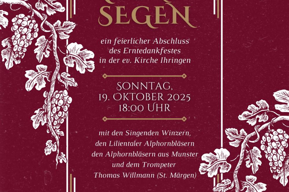 Abendsegen in Ihringen